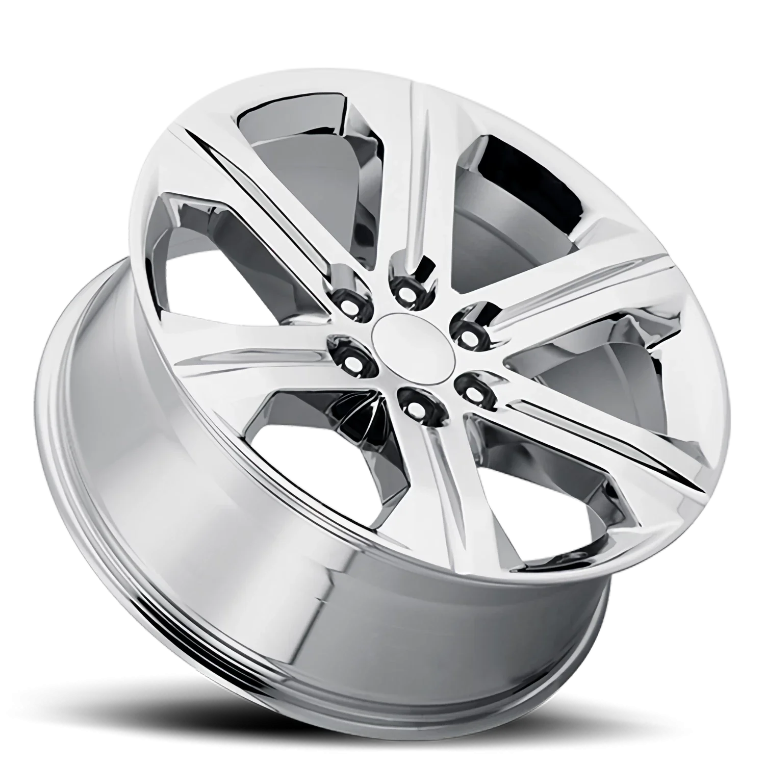 Factory Reproductions FR 47 2018 GMC Sierra Replica CH 22x9 6x139.7 +24 Chrome - Image 2