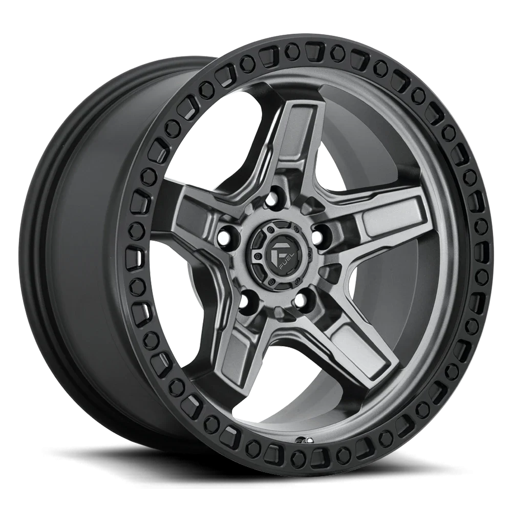 Fuel Kicker D698 17x9 5x127 -12 Gray
