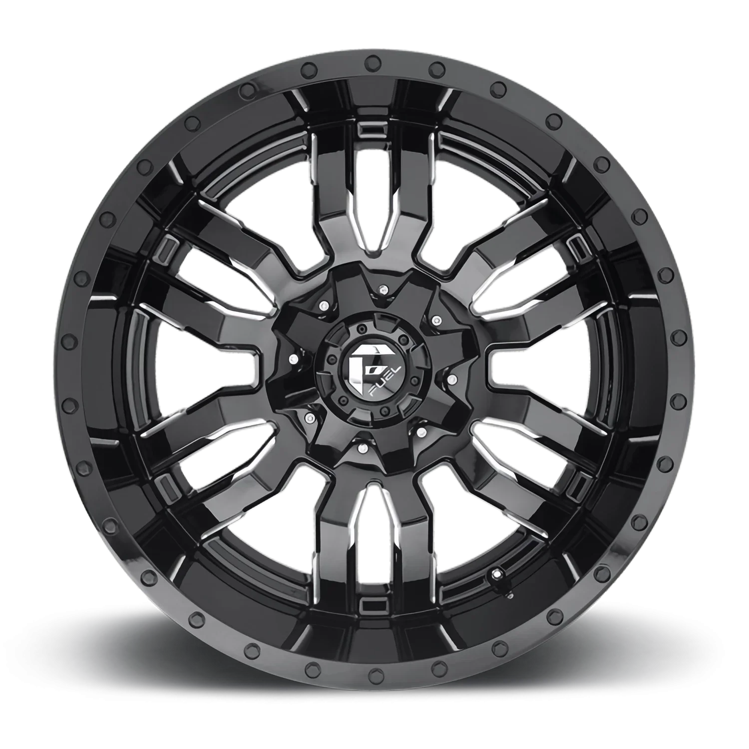 Fuel Sledge D595 22x12 8x180 -44 Black - Image 3