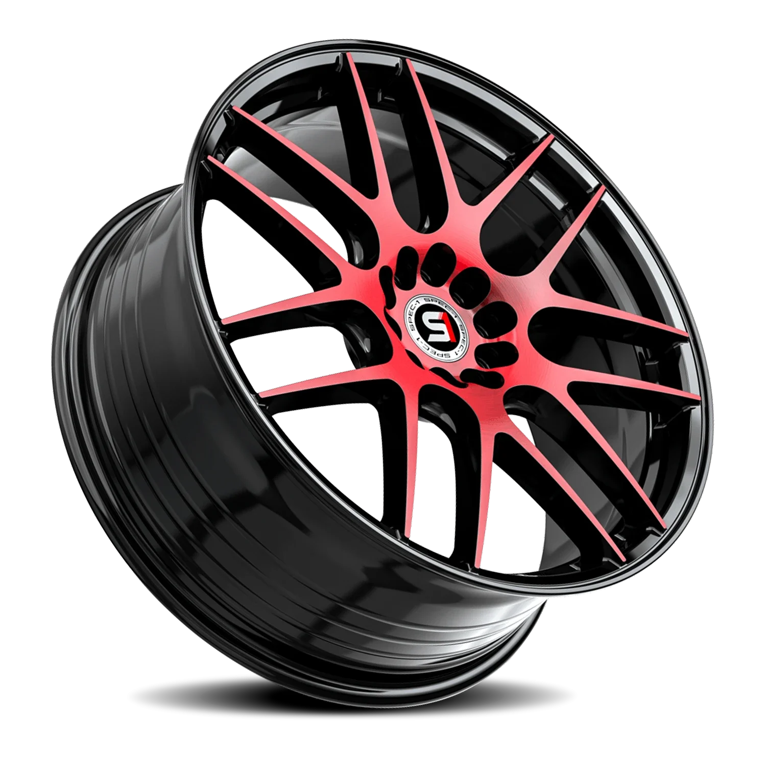Spec-1 SP-65 17x8 5x108/5x114.3 +42 Black - Image 2
