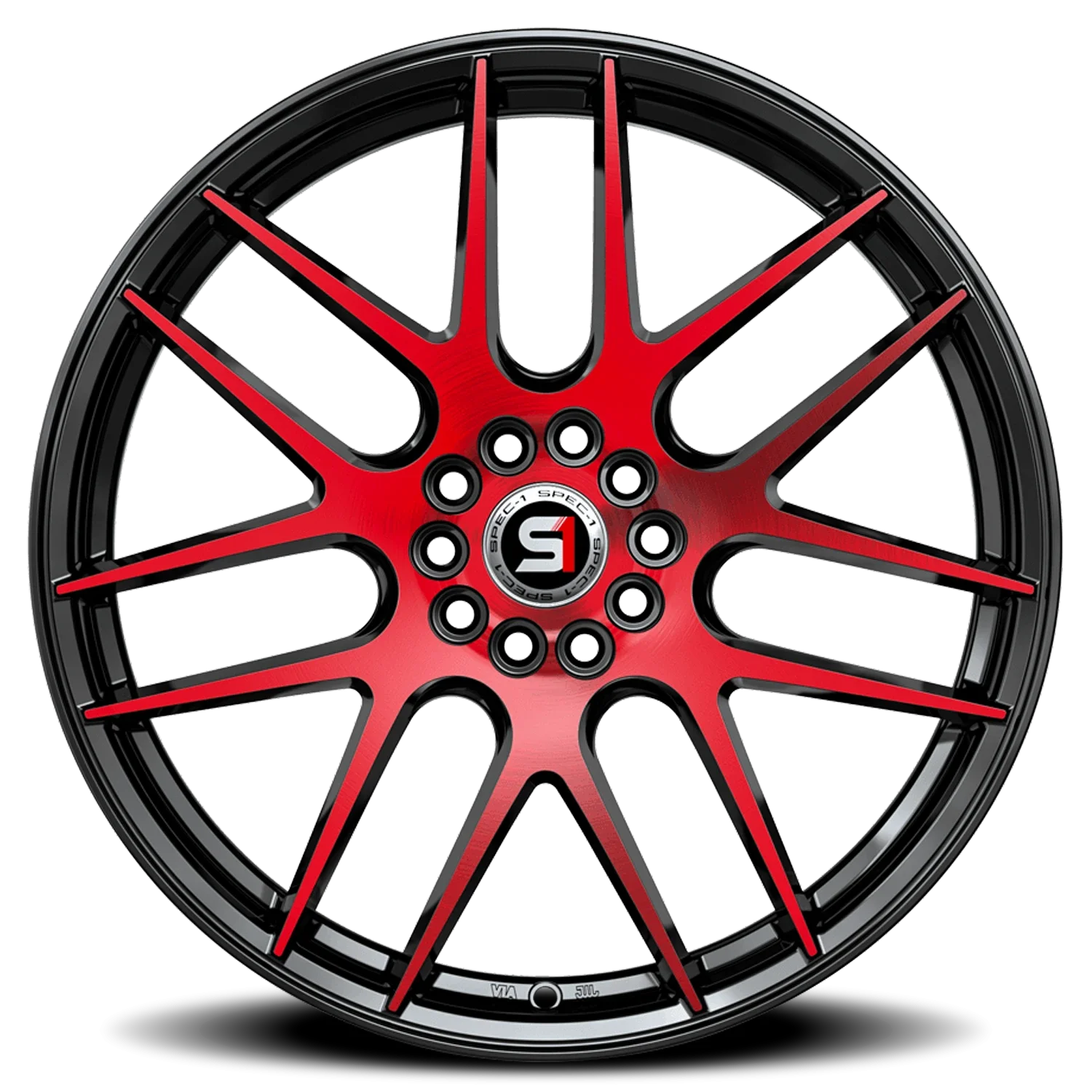 Spec-1 SP-65 17x8 5x108/5x114.3 +42 Black - Image 3