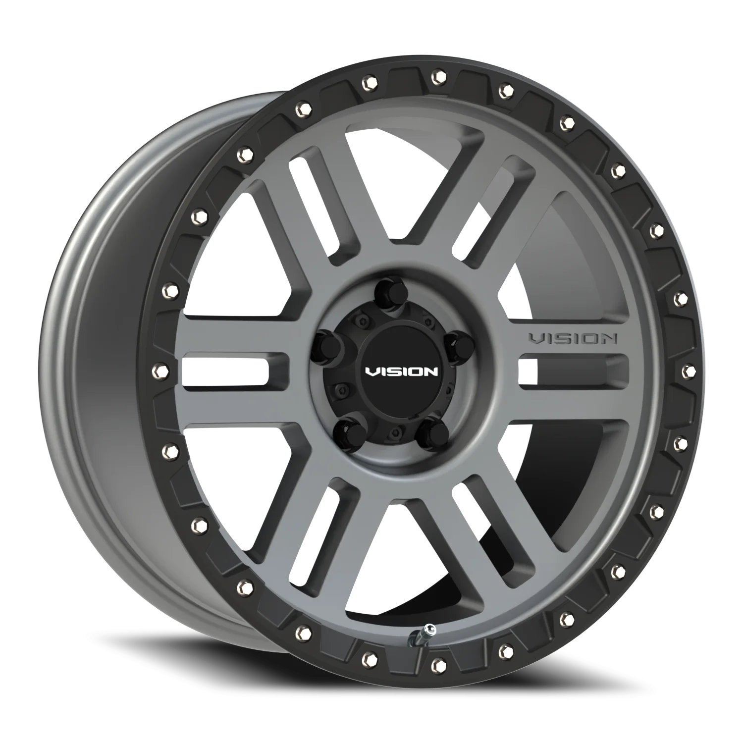 Vision 354 Manx 2 SGBL 18x9 5x127 +12 Gray