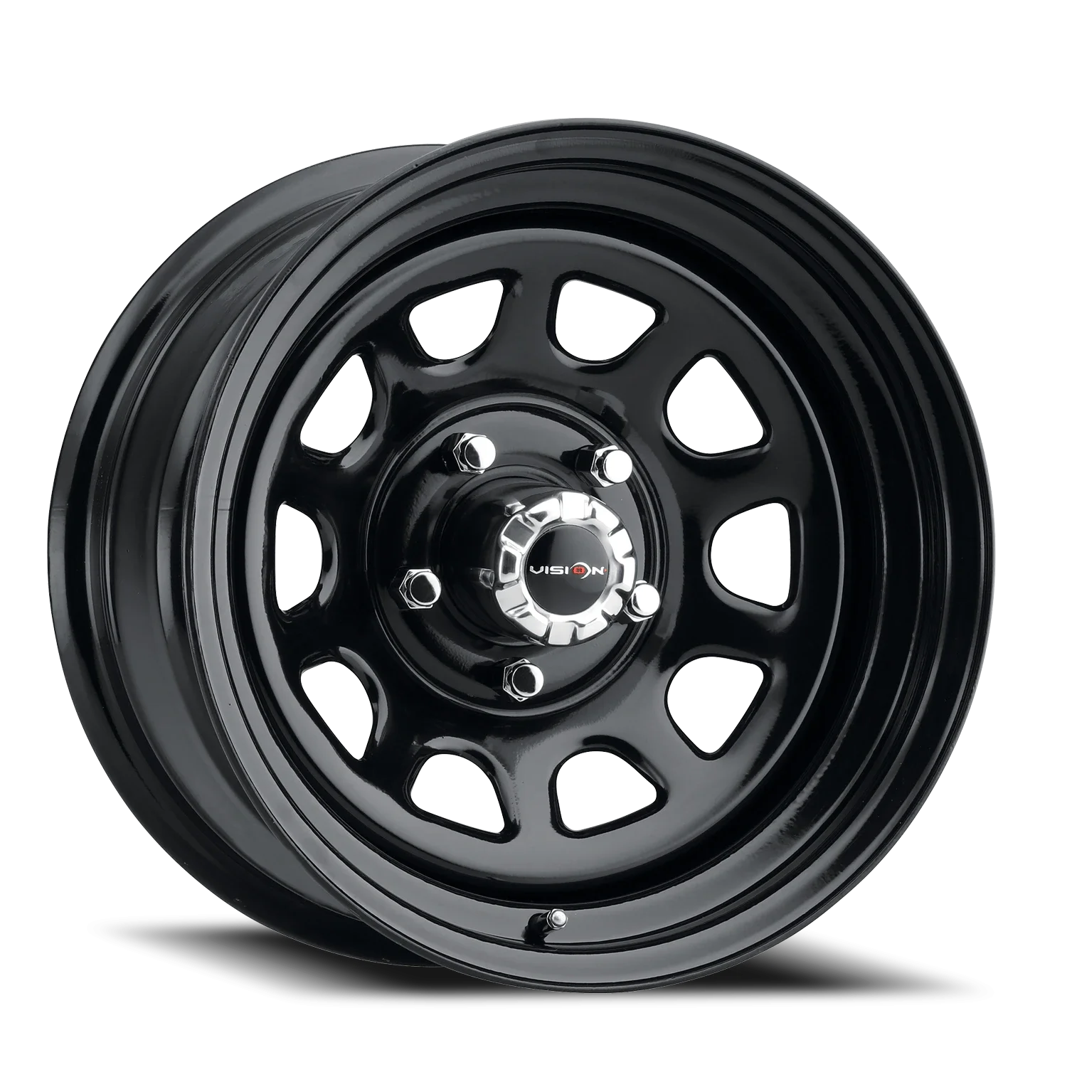 Vision 84 15x7 5x120.65 -6 Black
