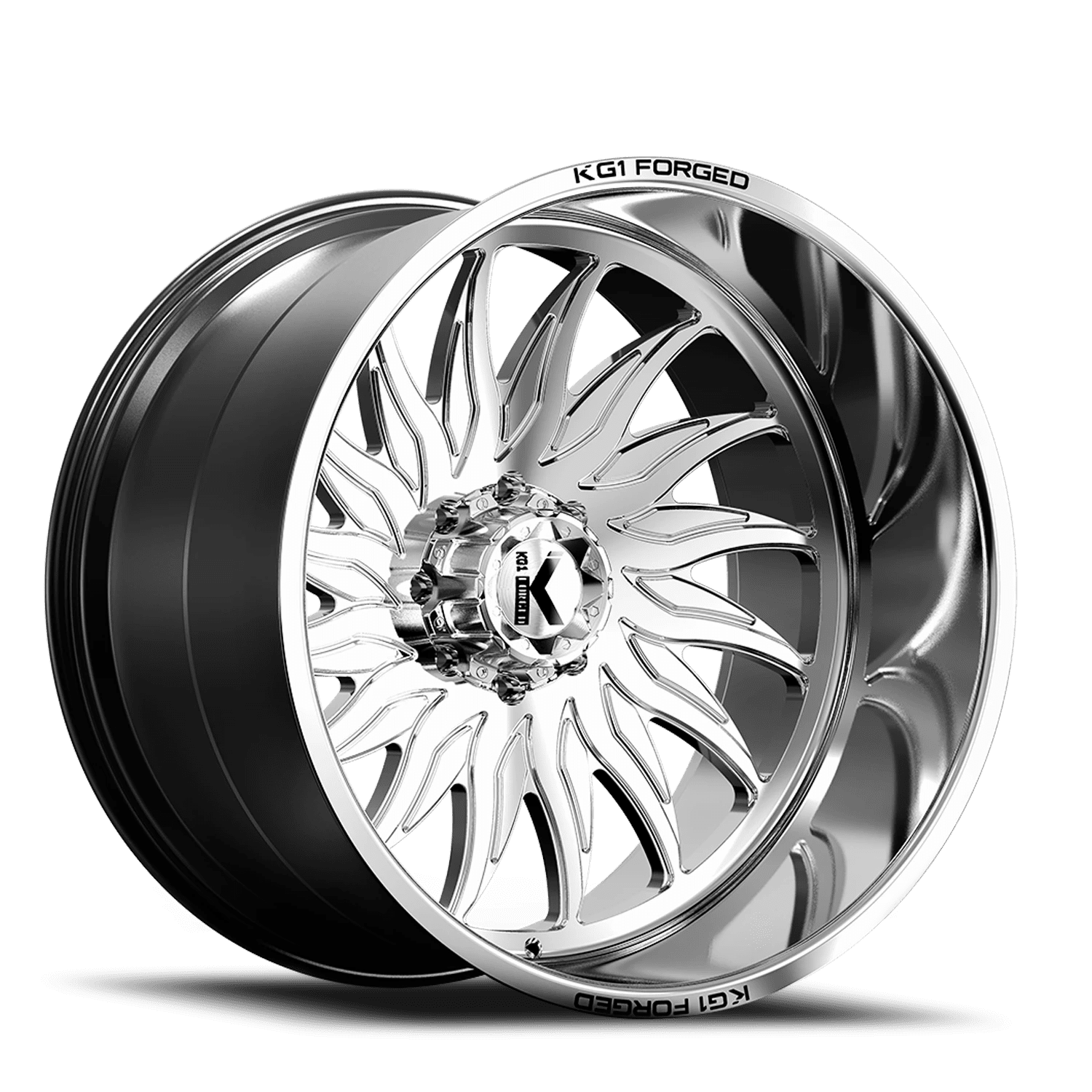 KG1 Forged Phoenix KC015 26x16 8x180 -101 Polished