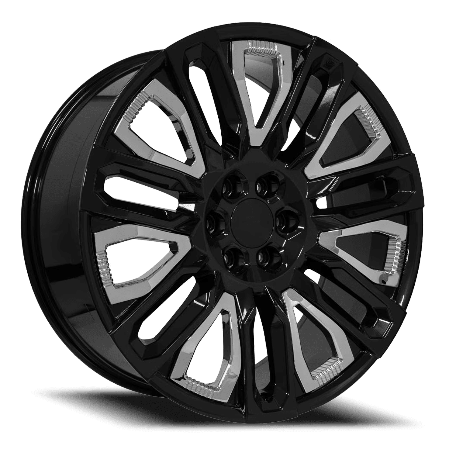 OE Wheels CV57 22x9 6x139.7 +28 Black