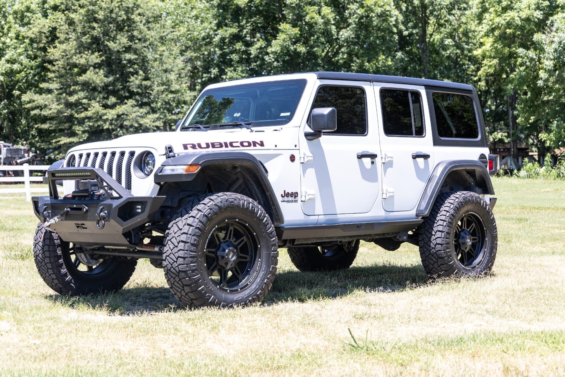 Rough Country 3.5 Inch Lift Kit C/A Drop FR D/S M1R Jeep Wrangler Unlimited (24-26)