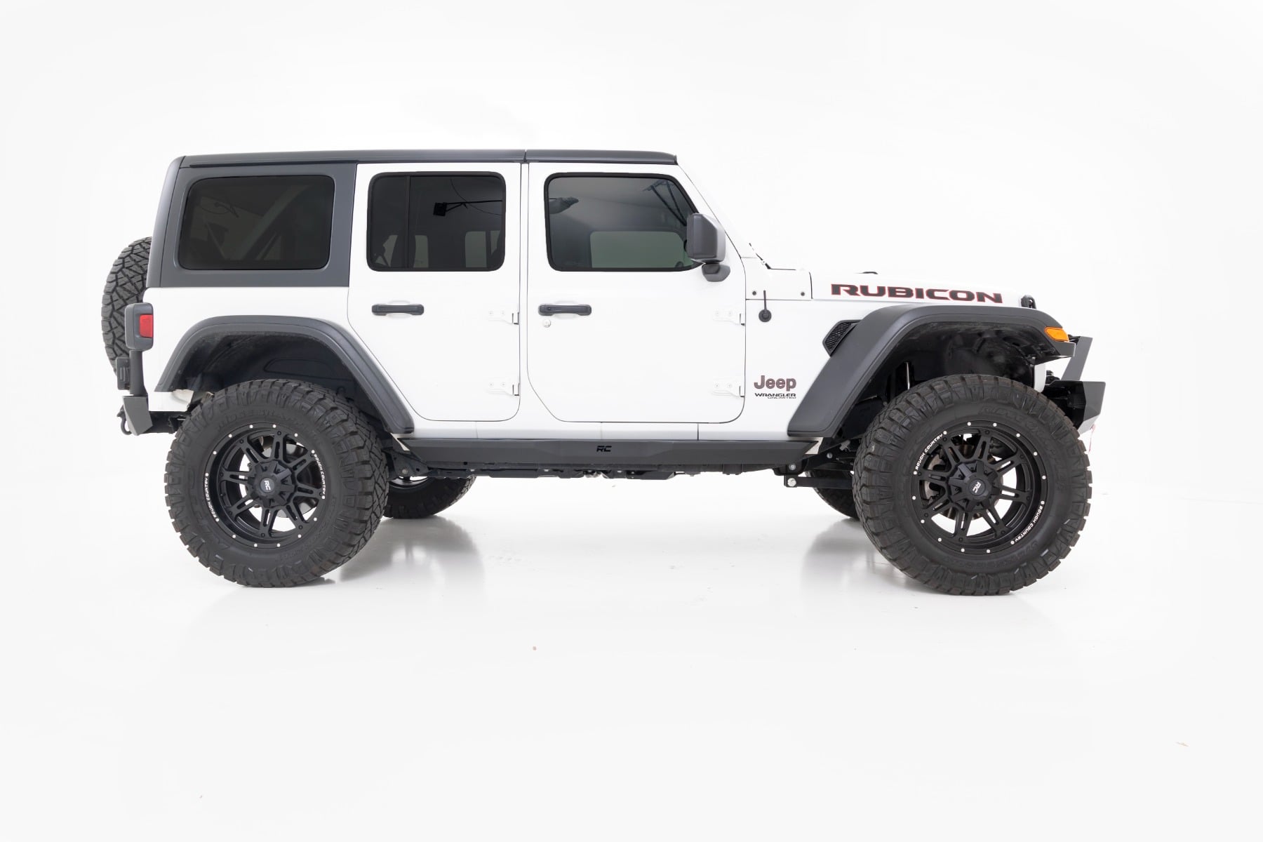 Rough Country 3.5 Inch Lift Kit C/A Drop FR D/S M1R Jeep Wrangler Unlimited (24-26)