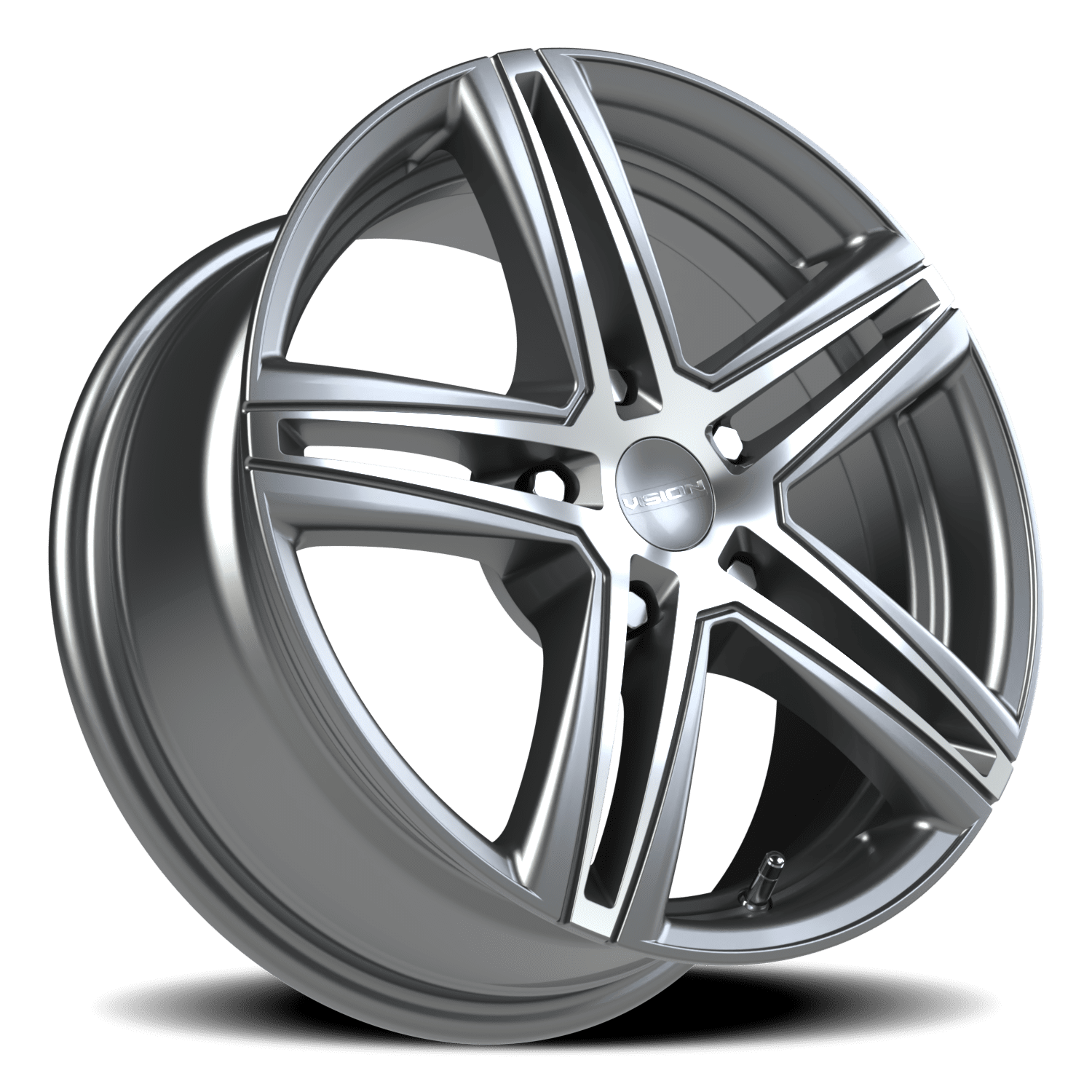 Vision 640 16x7 5x100 +38 Gunmetal - Image 2