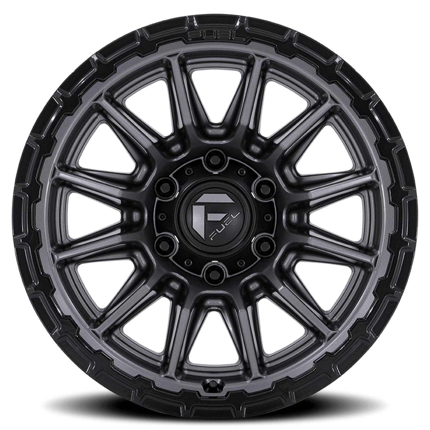 Fuel Piston FC866 17x8.5 6x139.7 +25 Gunmetal - Image 3
