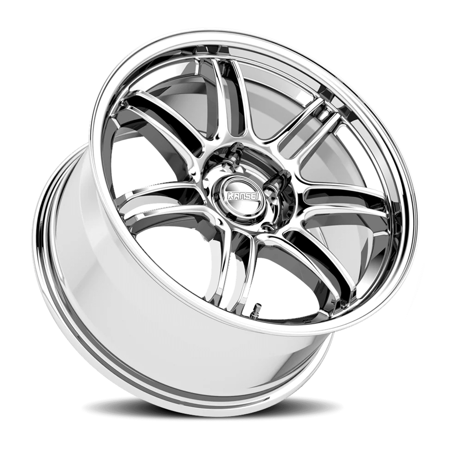 Kansei Seven 19x10.5 5x120 +22 Chrome - Image 2
