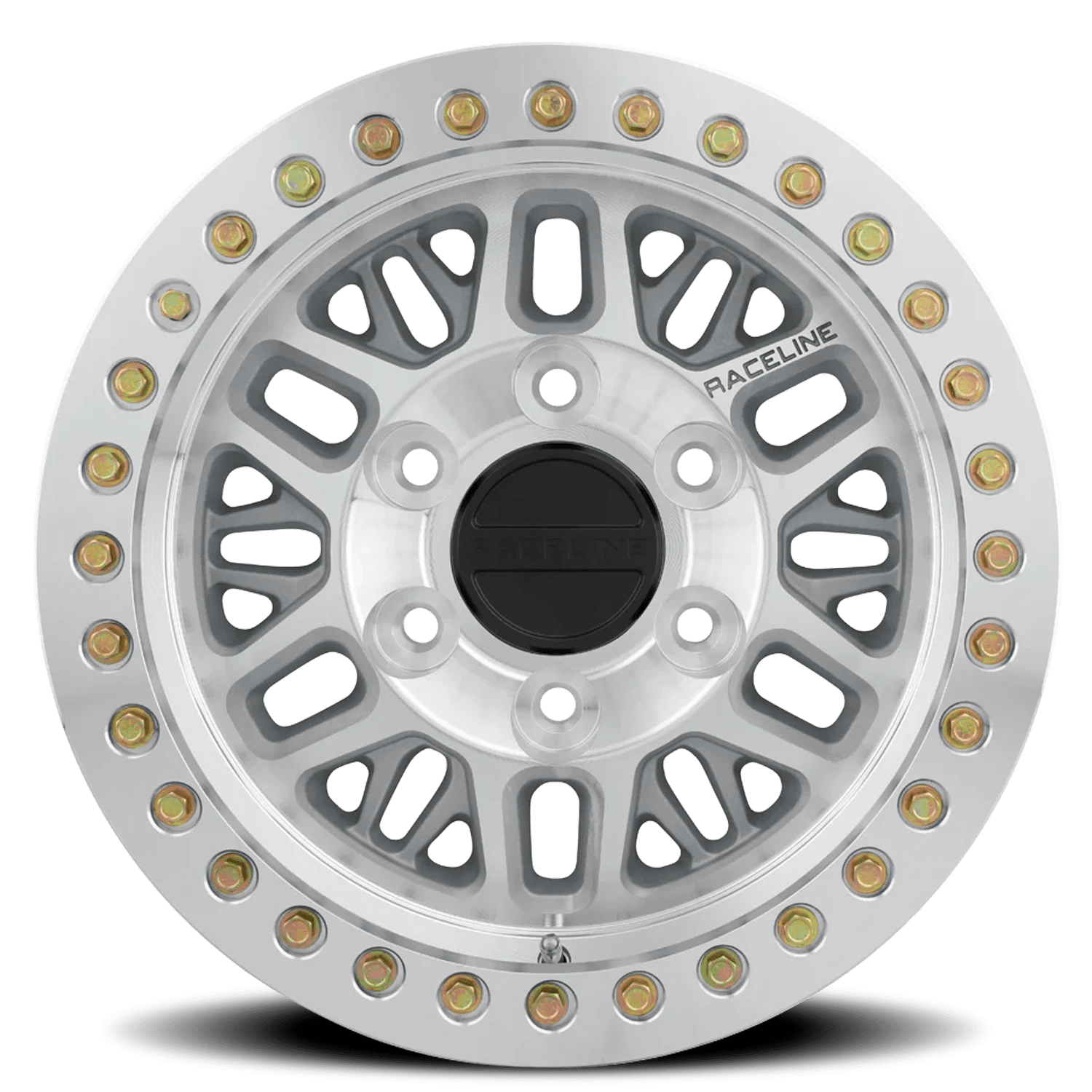 Raceline Ryno Cast Beadlock 17x9 6x165.1 -12 Silver - Image 3