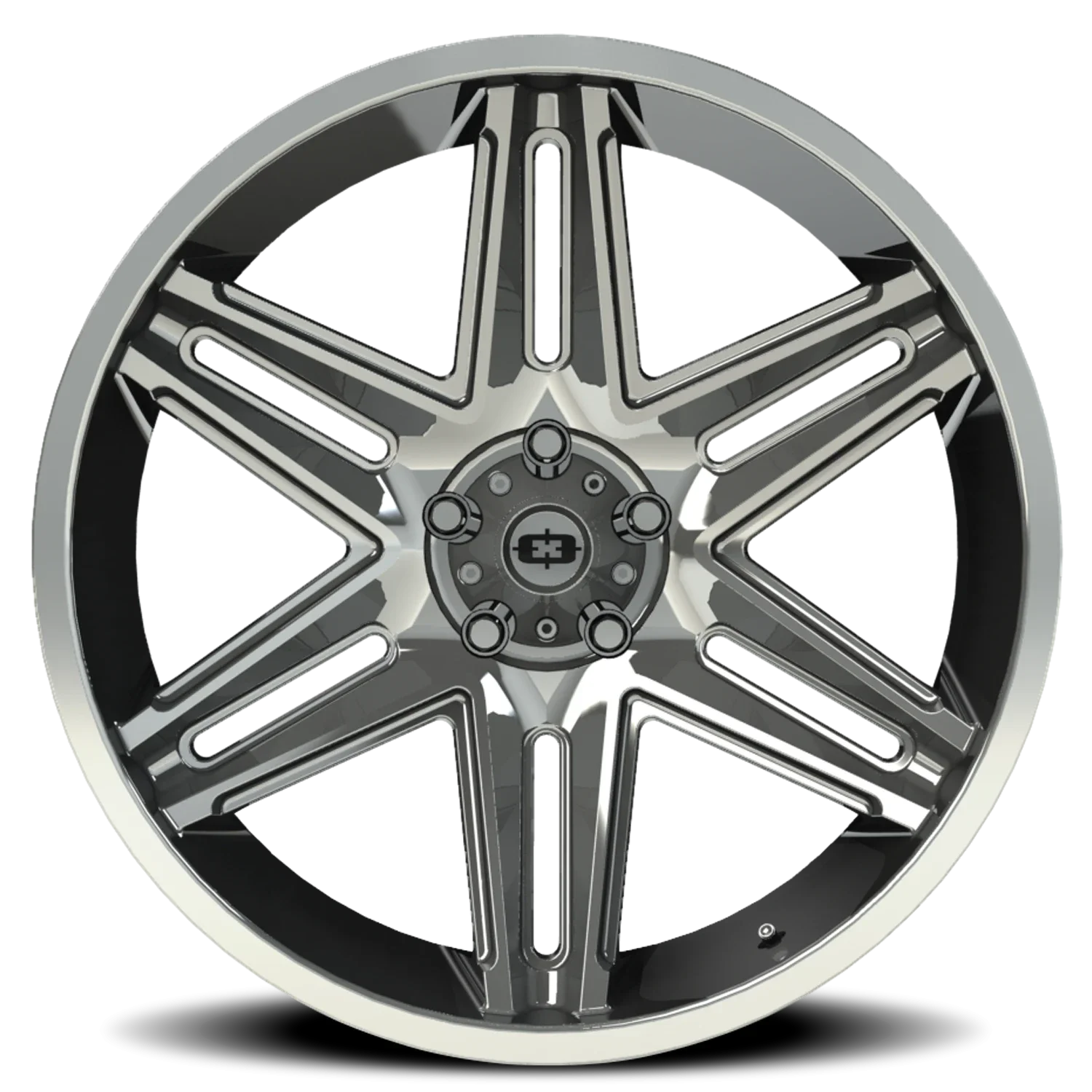 Vision 363 24x12 5x139.7 -51 Chrome - Image 3