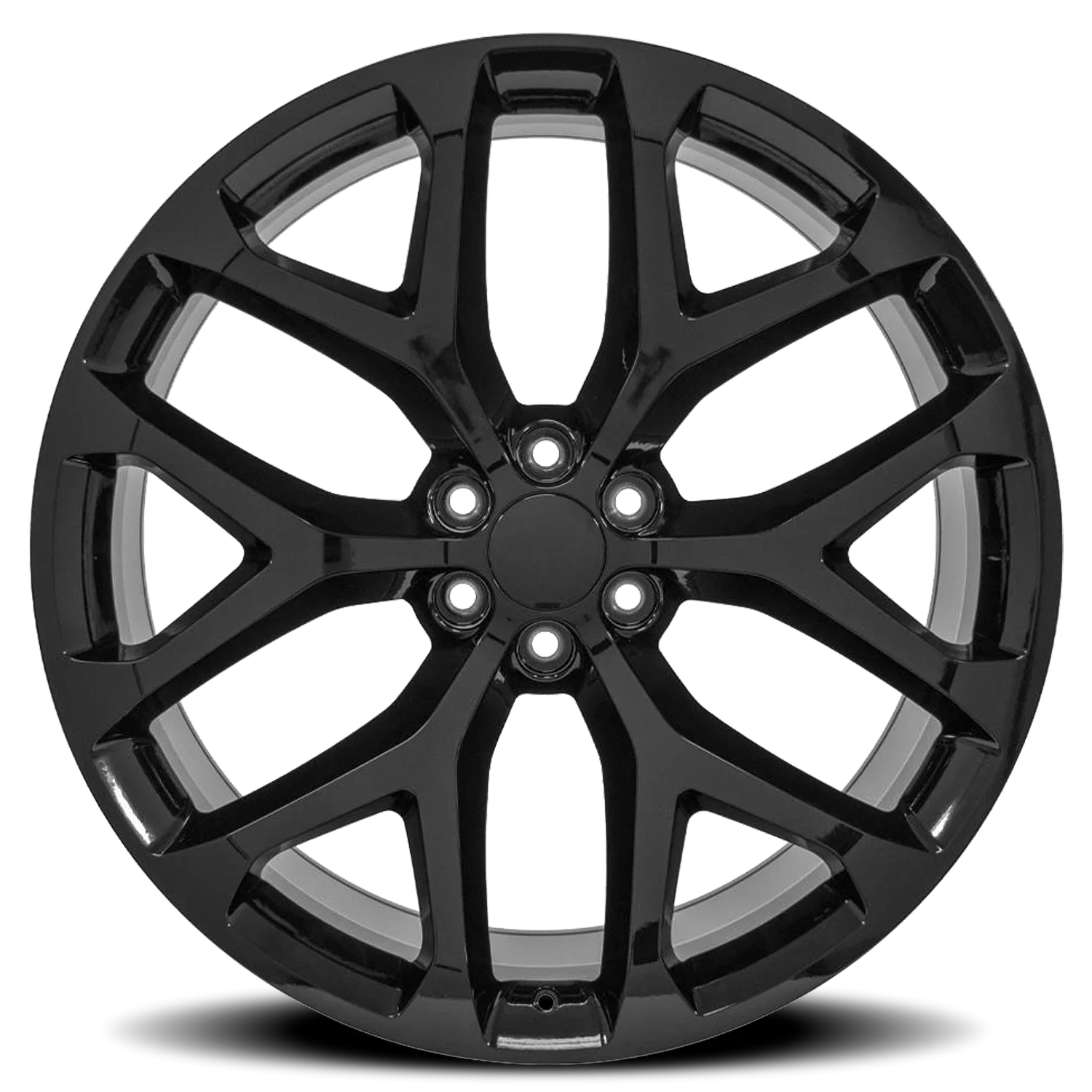 OE Wheels CV98B 20x9 6x139.7 +27 Black - Image 2