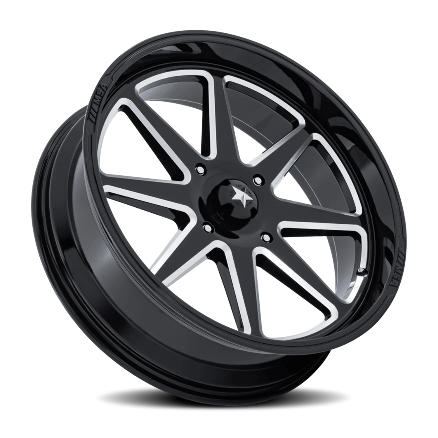 MSA Spark UTV M54 BE 14x7 4x110 +10 Black - Image 2