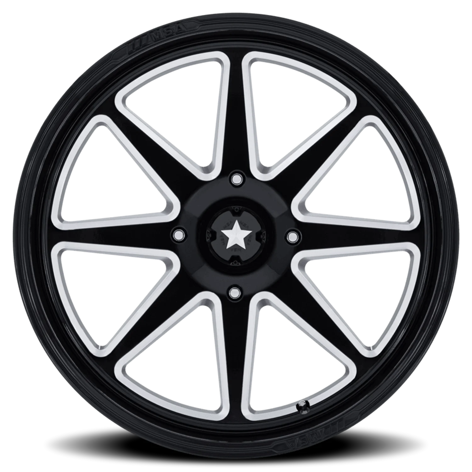 MSA Spark UTV M54 BE 14x7 4x110 +10 Black - Image 3
