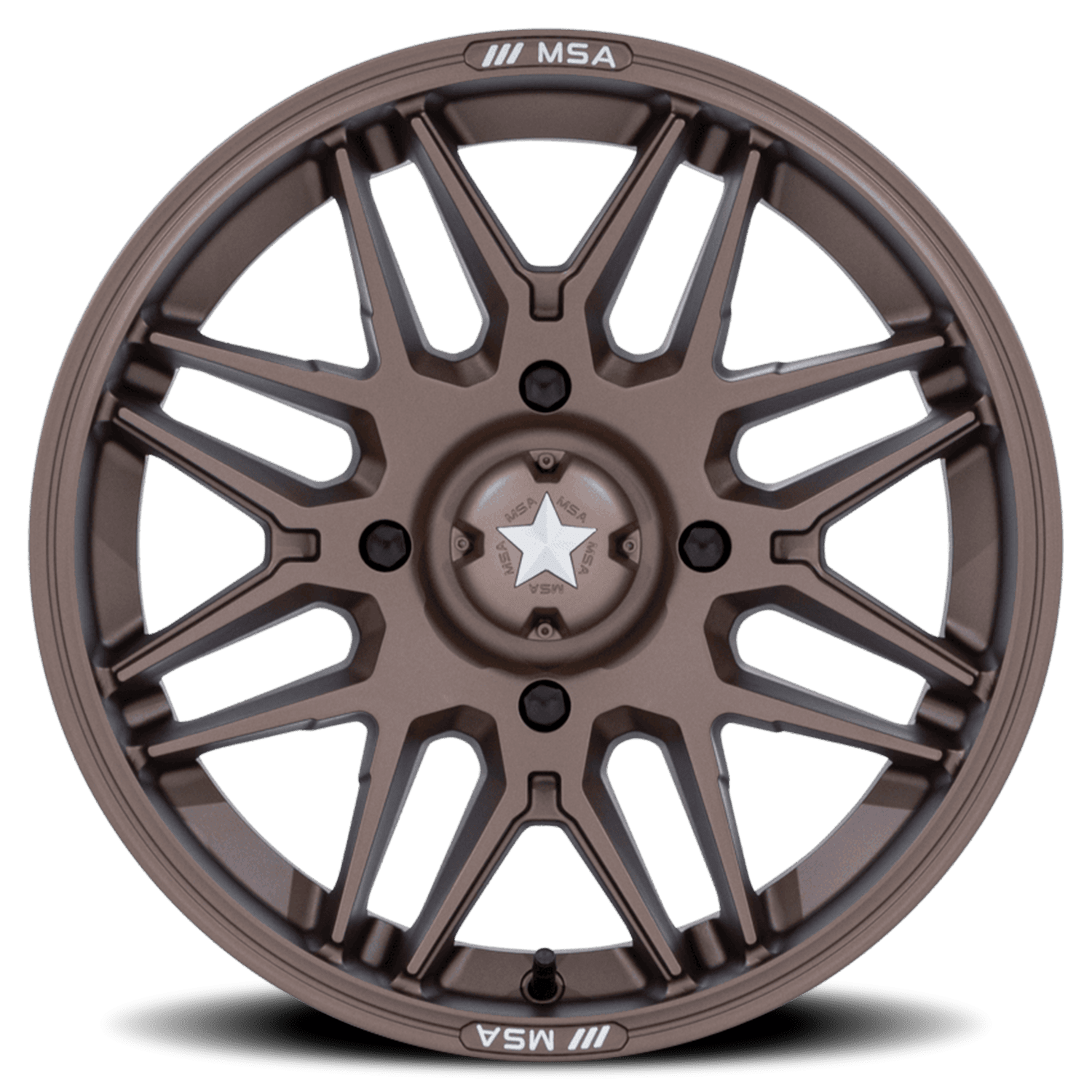 MSA Radar UTV 14x7 4x110 +10 Bronze - Image 3
