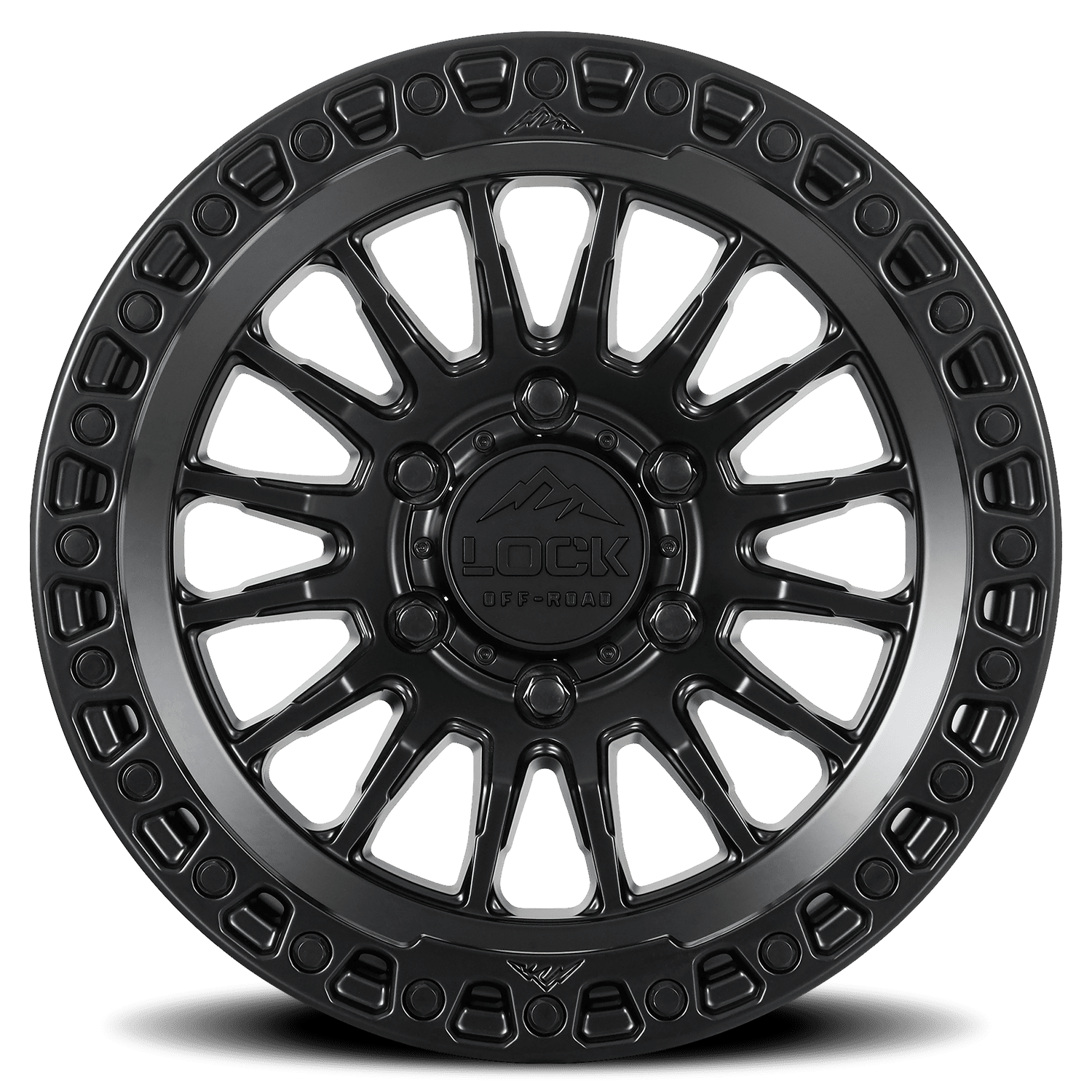 Lock Offroad Grit 17x9 5x127 -12 Black - Image 3