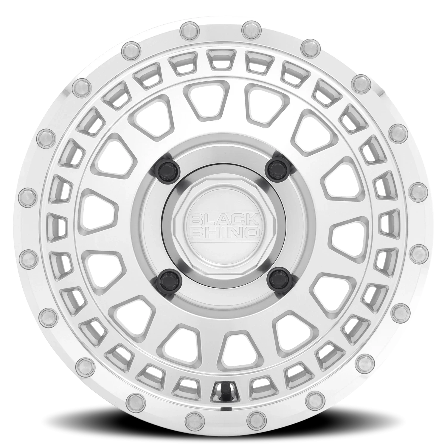 Black Rhino Parker UTV 14x7 4x156 +36 Silver - Image 3