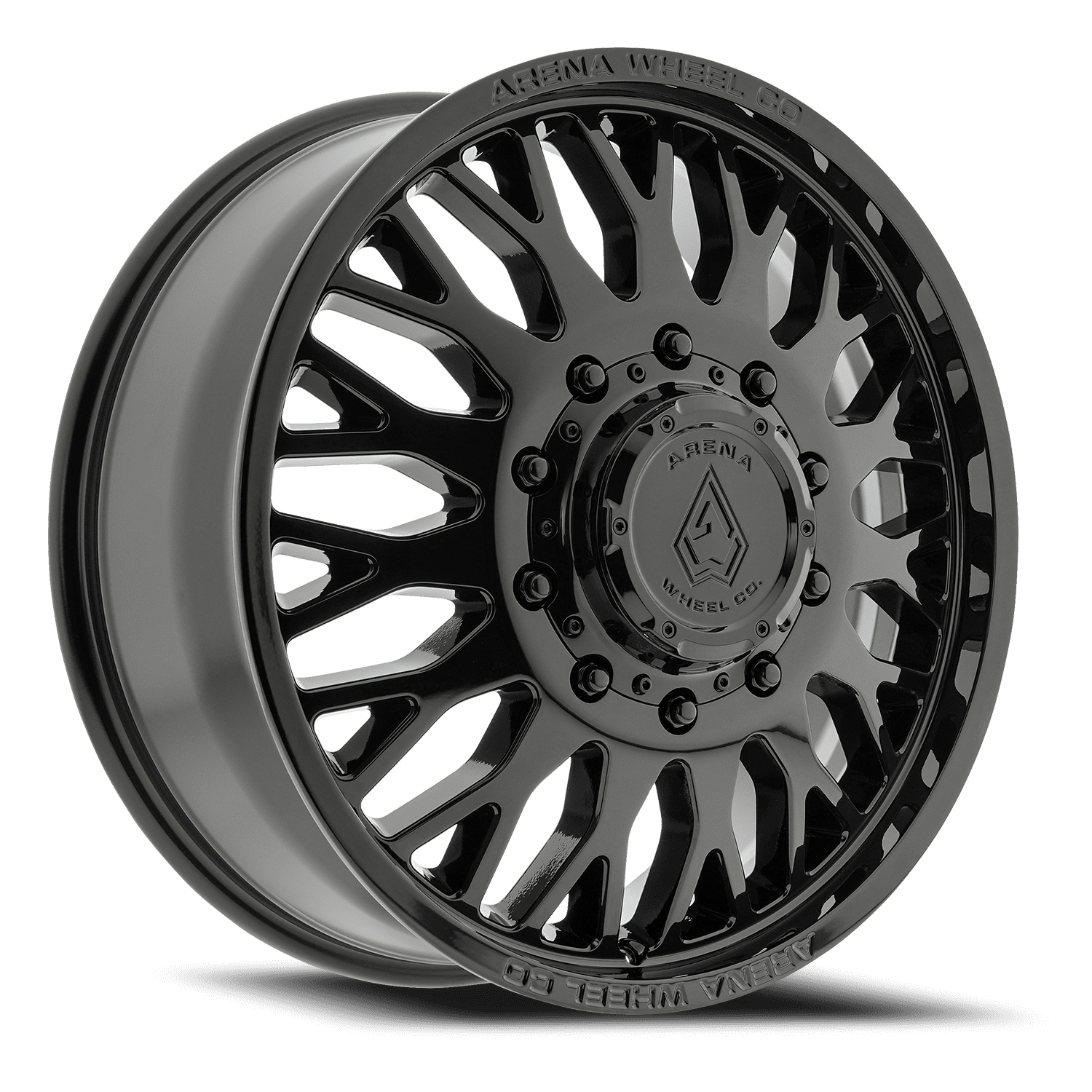 Arena Dually Monarch 22x8.25 10x225 +105 Glossy Black